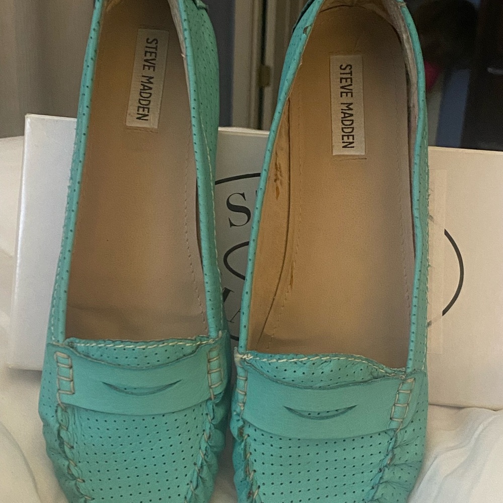 Steve Madden Women's Turquoise Flats